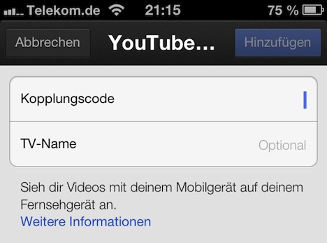 youtube_app_koppeln