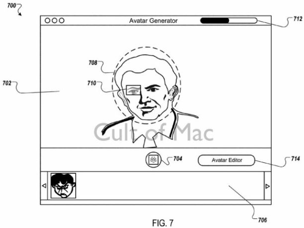 apple patent avatar 1
