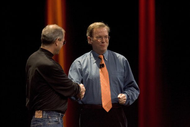 Steve Jobs and Eric Schmidt 2007
