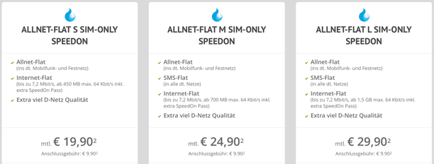 Die günstigste Allnet-Flat im D-Netz!