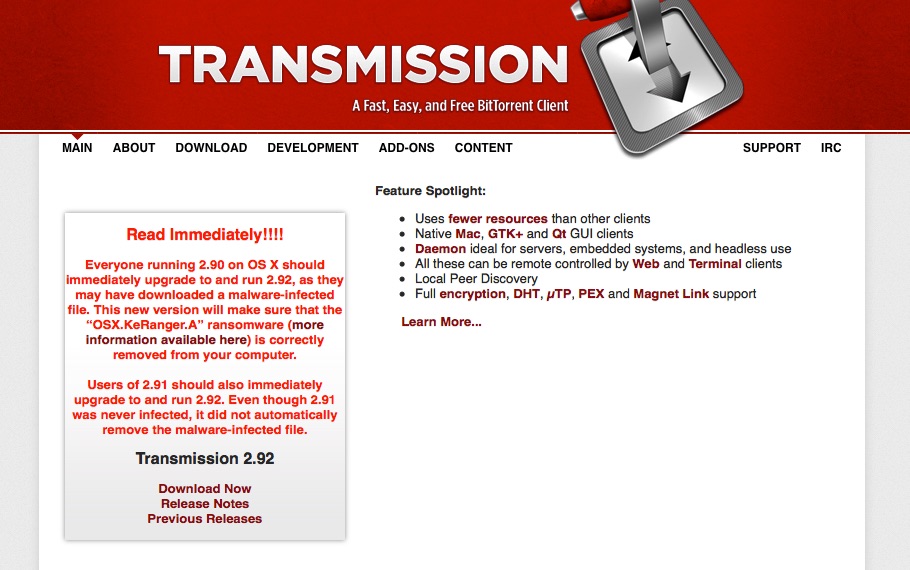 transmission_verseucht