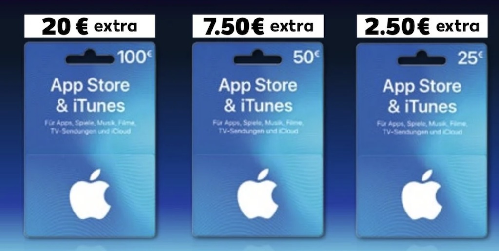 iTunes-Guthaben bei Lidl mit bis zu 16,7 Prozent Rabatt