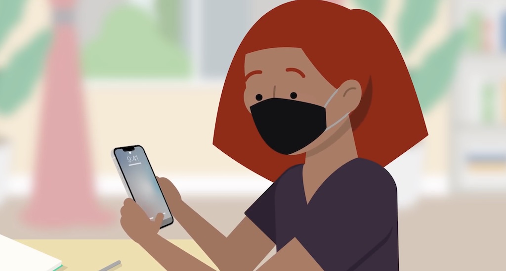 Sblocca iPhone con Face ID indossando una maschera [Video] › testa sorniona