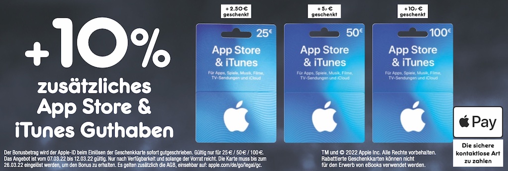 Apple Gift Card kaufen und Netto-Gutschein erhalten