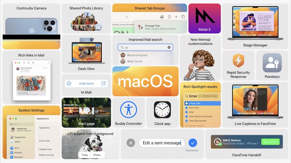 Apple | macOS Ventura is scheduled for release at the end of October – support for the new 14" & 16" MacBook Pro › Macerkopf | macbook | macos ventura 2